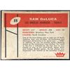 Image 2 : 1960 FLEER NFL SAM DeLUCA ROOKIE CARD