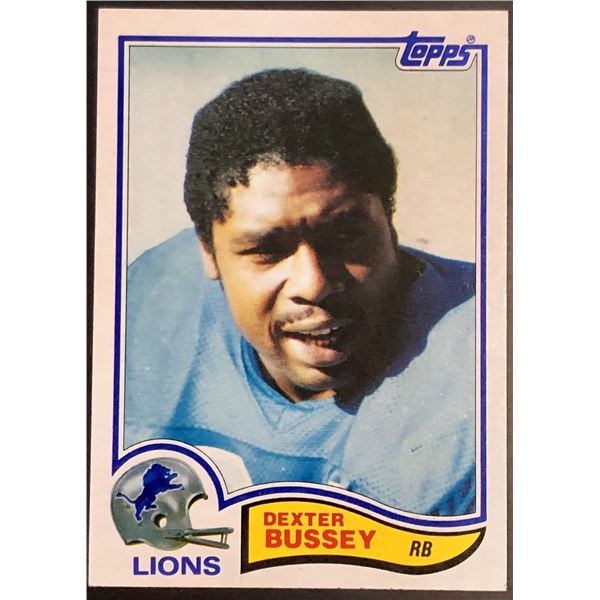 1982 TOPPS DEXTER BUSSEY