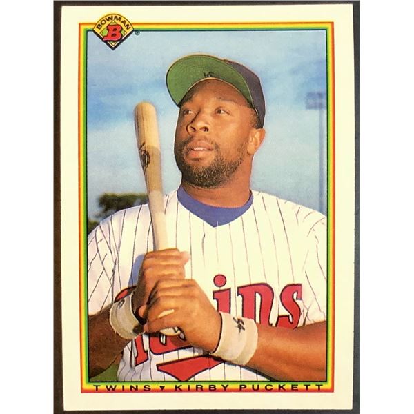 1990 BOWMAN KIRBY PUCKETT (HOF)
