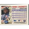 Image 2 : 1996 TOPPS KIRBY PUCKETT (HOF)