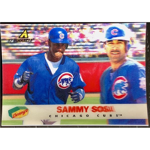 1997 PINNACLE DENNY'S SAMMY SOSA