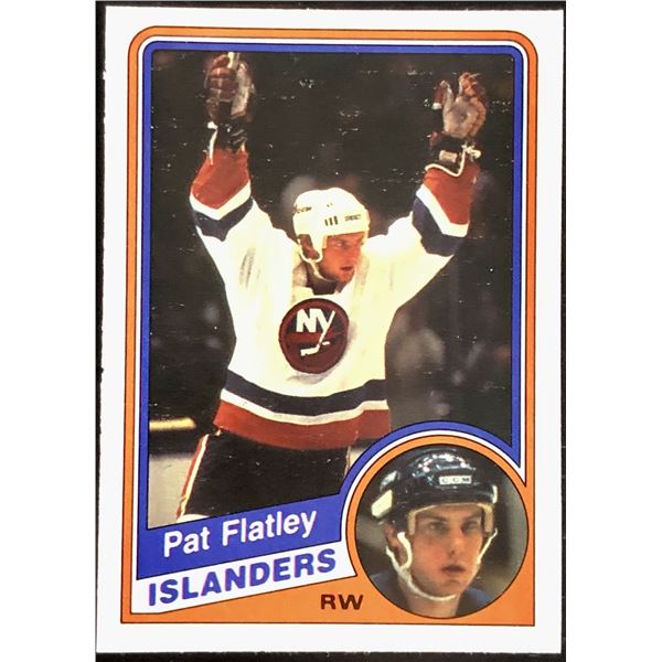 1984-85 O-PEE-CHEE PAT FLATLEY ROOKIE CARD