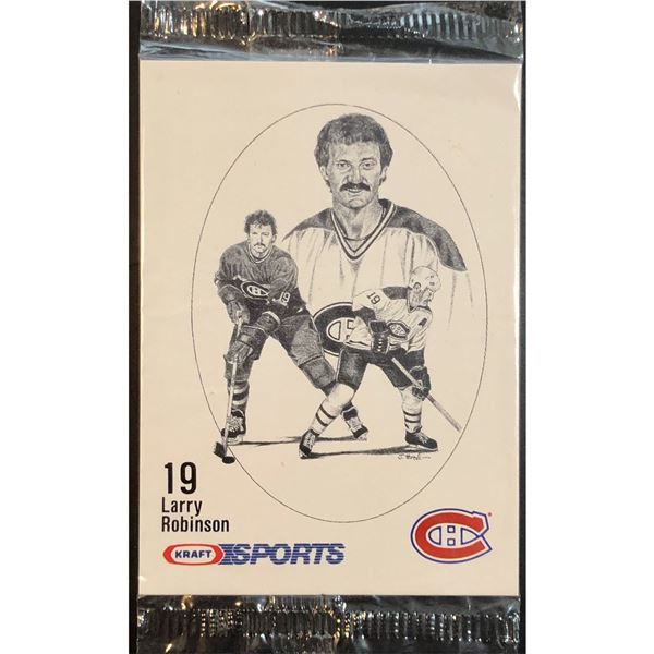 1986-87 KRAFT FOODS LARRY ROBINSON (HOF)
