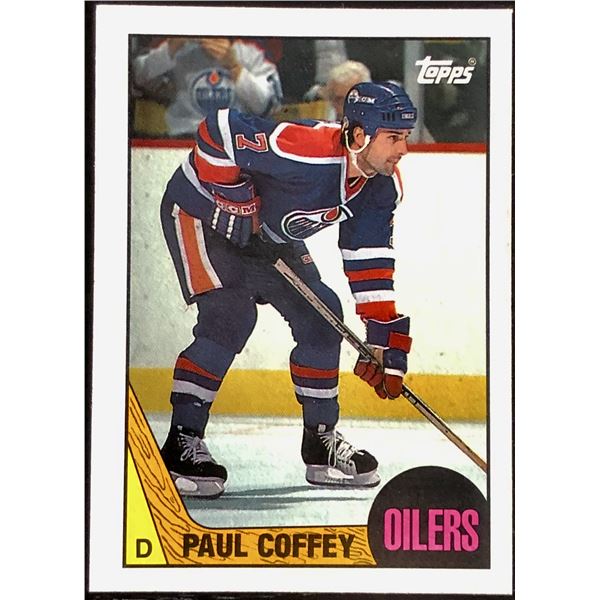 1987-88 TOPPS PAUL COFFEY (HOF)