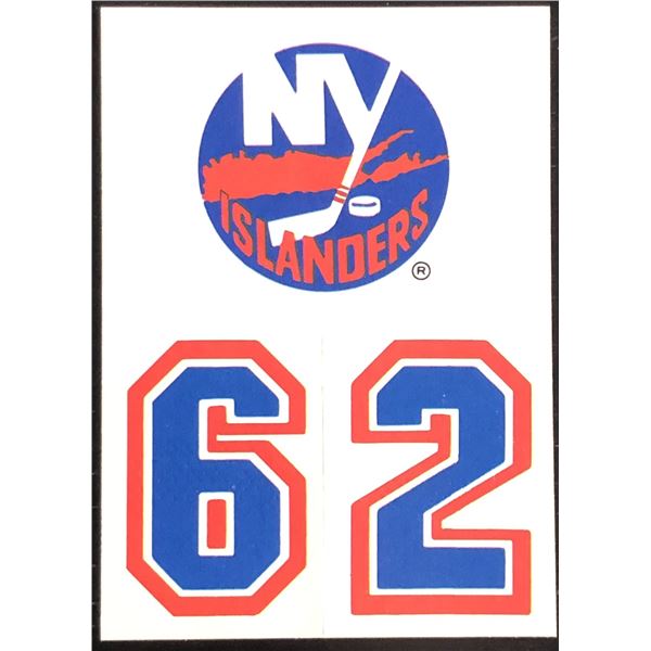1989-90 TOPPS LOGO STICKER INSERT - NEW YORK ISLANDERS