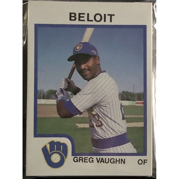 1986 PROCARDS BELOIT BREWERS TEAM SET - GREG VAUGHN