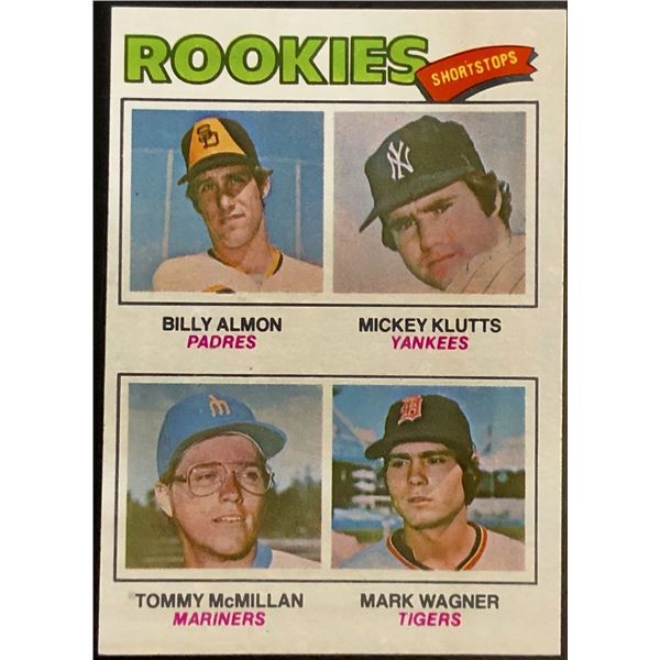 1977 TOPPS BILLY ALMON ROOKIE CARD