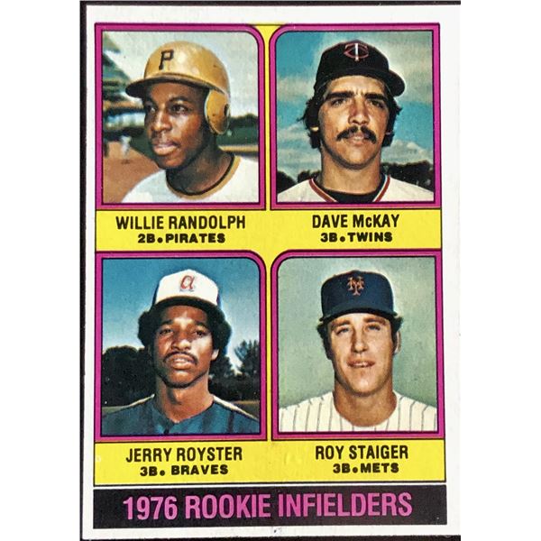 1976 TOPPS WILLIE RANDOLPH ROOKIE CARD