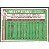 Image 2 : 1976 TOPPS RUSTY STAUB