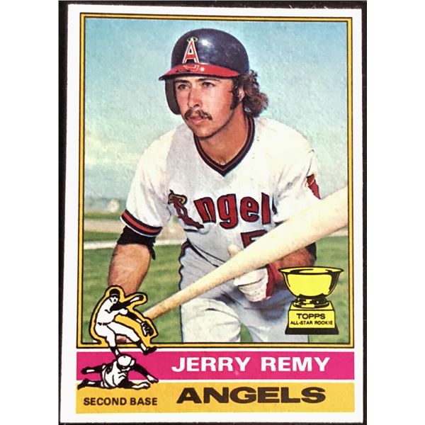 1976 TOPPS JERRY REMY ROOKIE CARD