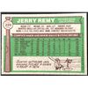 Image 2 : 1976 TOPPS JERRY REMY ROOKIE CARD