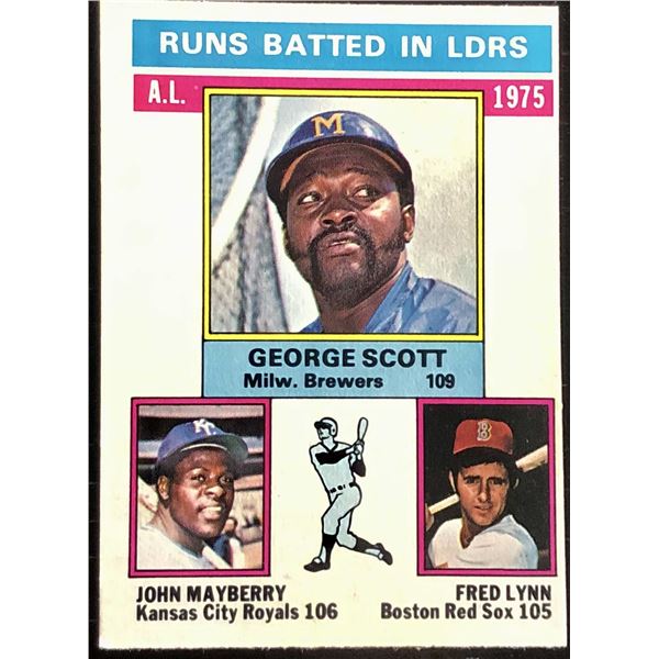 1976 O-PEE-CHEE GEORGE SCOTT