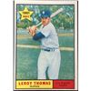 Image 1 : 1961 TOPPS LEROY THOMAS ROOKIE CARD