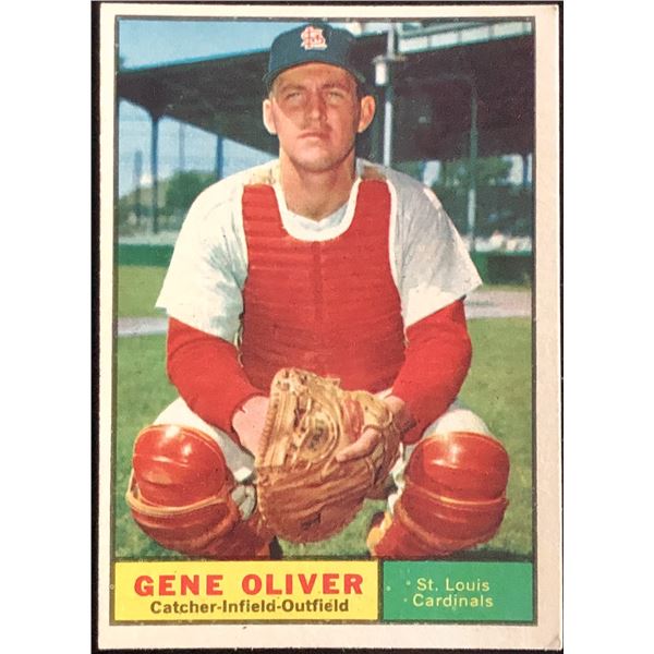 1961 TOPPS GENE OLIVER ROOKIE CARD
