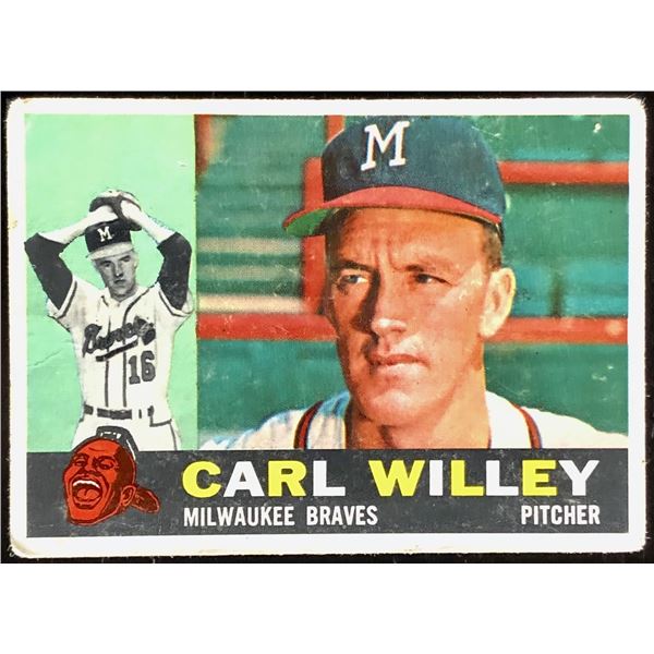 1960 TOPPS CARL WILLEY
