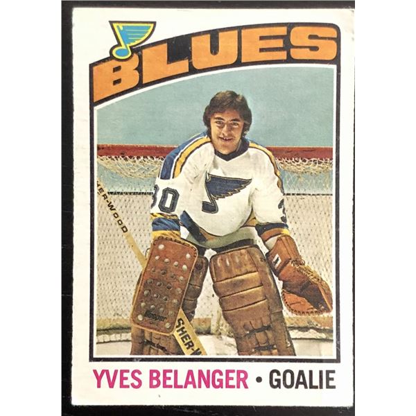 1976-77 O-PEE-CHEE YVES BELANGER ROOKIE CARD
