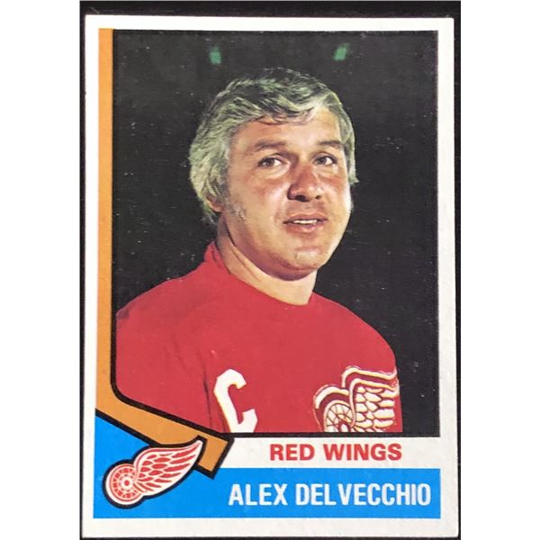 1974-75 TOPPS ALEX DELVECCHIO (HOF)