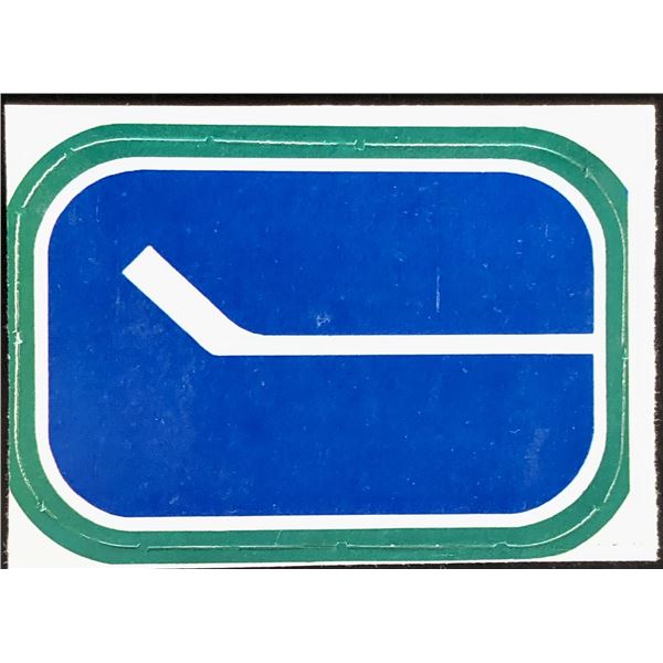 1973-74 O-PEE-CHEE INSERT CREST - VANCOUVER CANUCKS