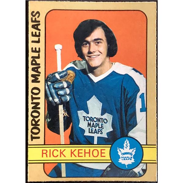1972-73 O-PEE-CHEE RICK KEHOE ROOKIE CARD