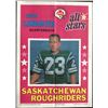 Image 1 : 1971 O-PEE-CHEE CFL POSTER - RON LANCASTER (HOF)