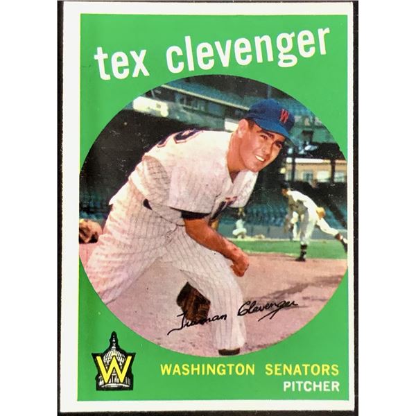1959 TOPPS TEX CLEVENGER