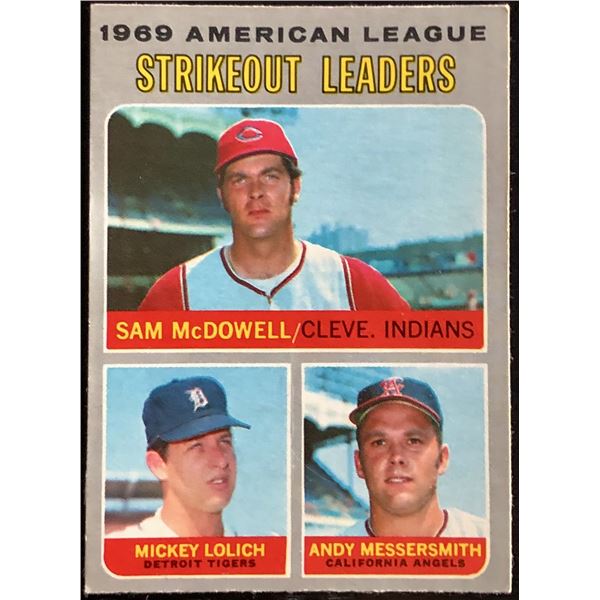 1970 O-PEE-CHEE SAM McDOWELL