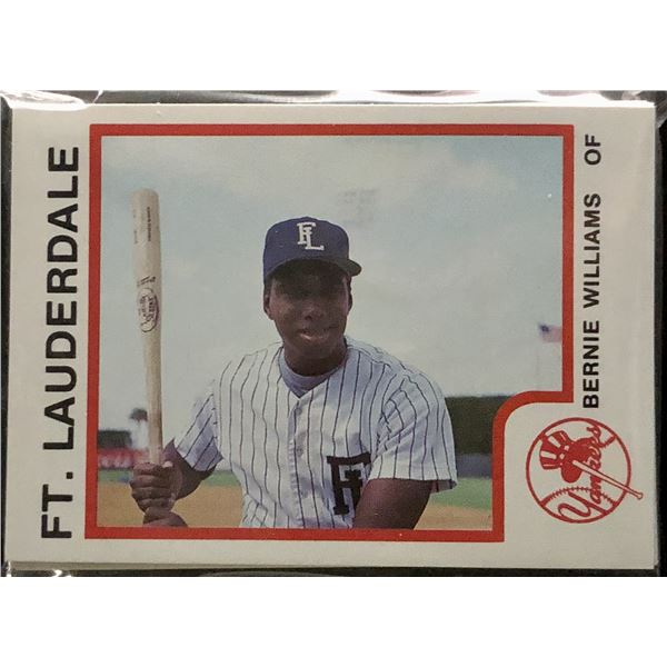1986 PROCARDS FORT LAUDERDALE YANKEES TEAM SET - BERNIE WILLIAMS