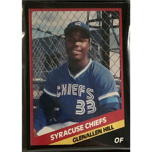 1988 CMC SYRACUSE CHIEFS TEAM SET - GLENALLEN HILL