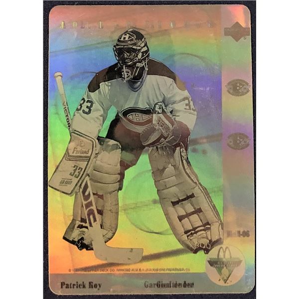 1991-92 UPPER DECK HOLOGRAM - PATRICK ROY (HOF)