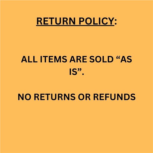 RETURN POLICY