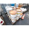 Image 2 : Pallets w/Waterproofing Membrane, Hydraulic Oil, More