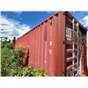 Image 2 : Red  8'  X  8'  X  40'  Shipping Container *Empty Must Be Removed After Empty*