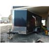 Image 2 : 2023 Tropic T/A Black 14'  V-Nose Enclosed TRLR w/Side Door/Ramp w/Contents