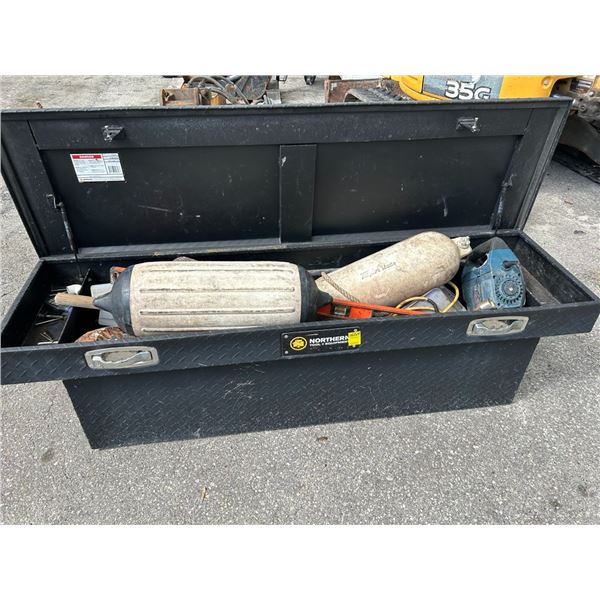 Northern Tool Black DP Truck Toolbox w/Ext Cord, Boat Bumper,