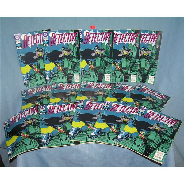 Large group of Detective comic books