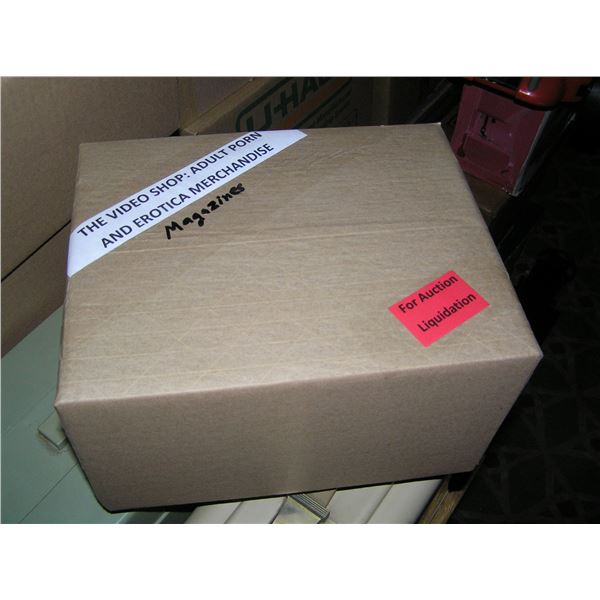Moving and Storage Company mystery box lot marked The Video Shop