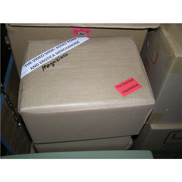 Moving and Storage Company mystery box lot marked The Video Shop