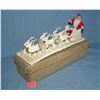 Image 1 : Paper Maiche Santa sleigh and raindeer