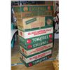 Image 1 : Group of 5 early tomato advertising display baskets