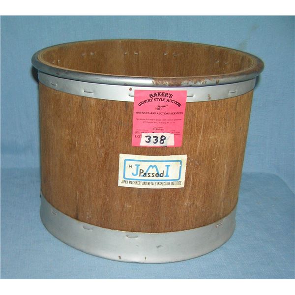 Antique millinery bin