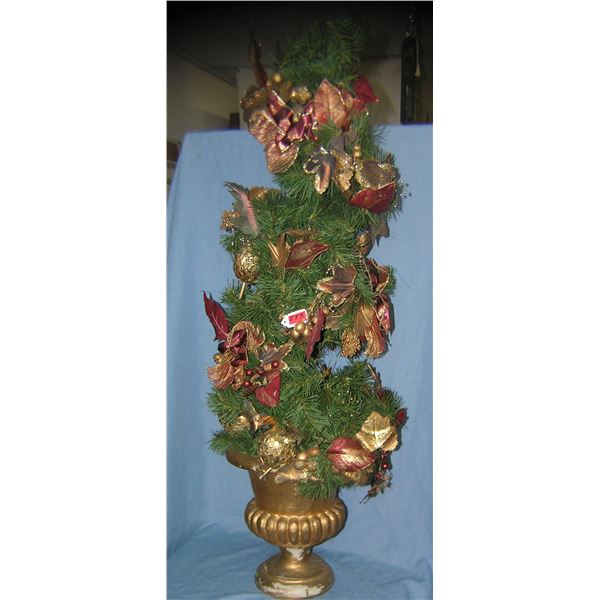 41 inch potted artificial Christmas tree
