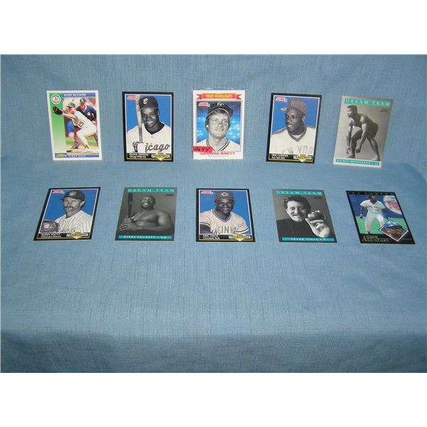 Collection of vintage all star baseball cards