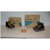 Image 1 : 2 pairs of early leather and metal ice skates