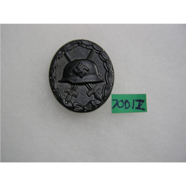 German wound badge black color WWII style
