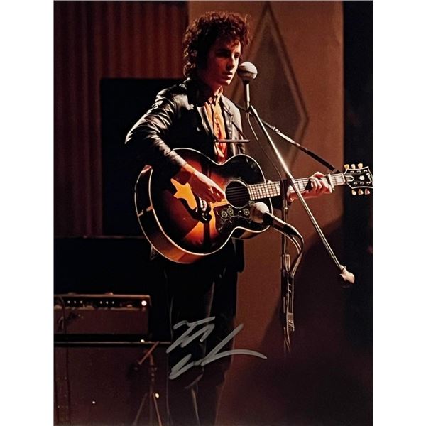 A Complete Unknown TimothÃ©e Chalamet signed movie photo