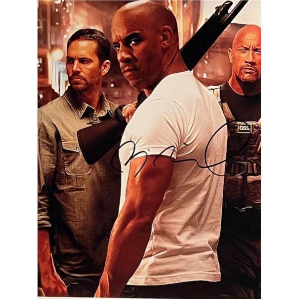 Fast and Furious Vin Diesel signed movie photo