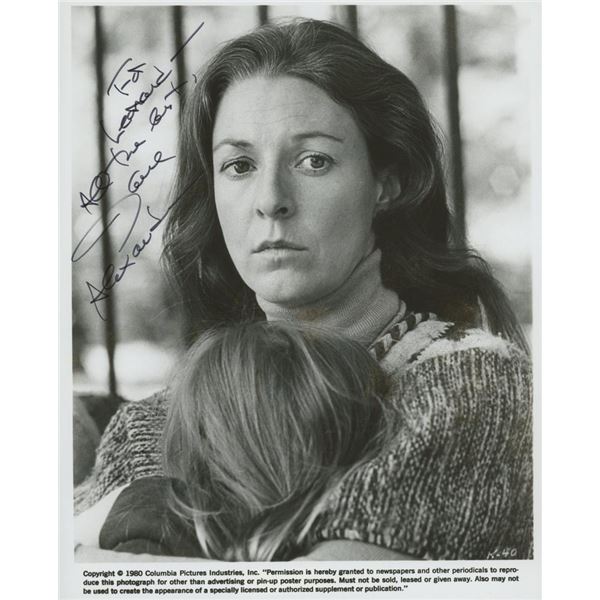 Jane Alexander signed "Kramer vs. Kramer" movie