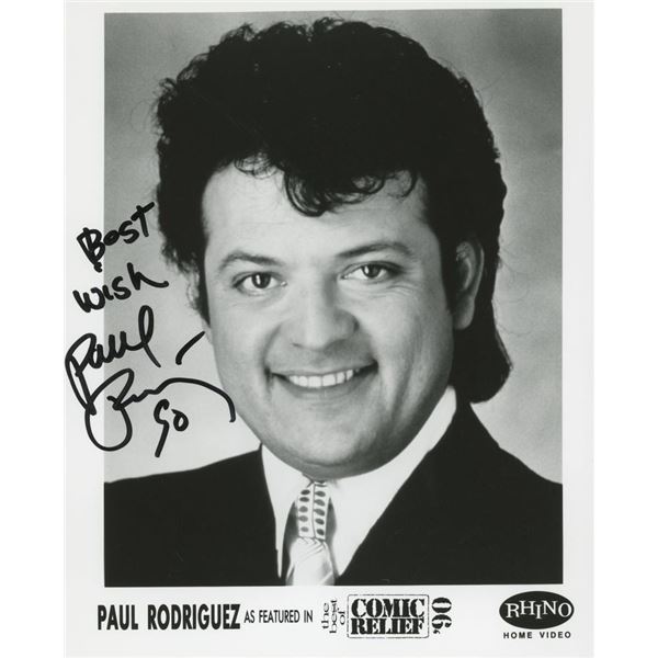 Comic Paul Rodriguez signed photo