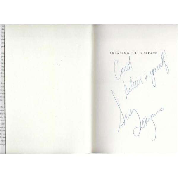 Greg Louganis signed book