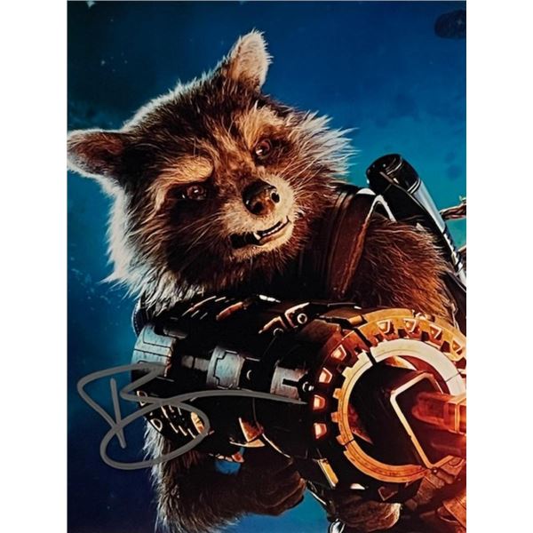 Guardians of The Galaxy Bradley Cooper signed photo